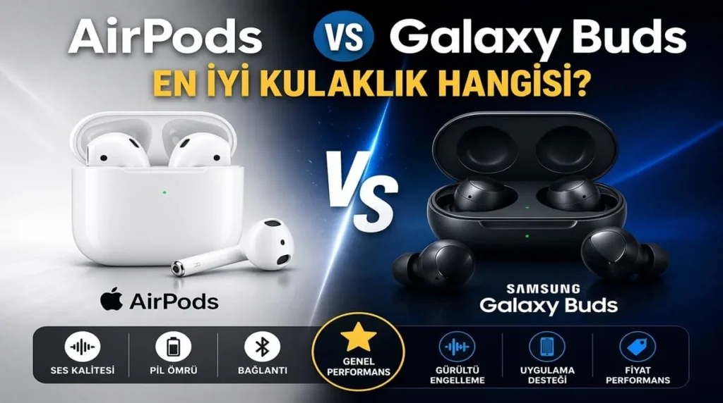 AirPods vs Galaxy Buds: En İyi Kulaklık Hangisi