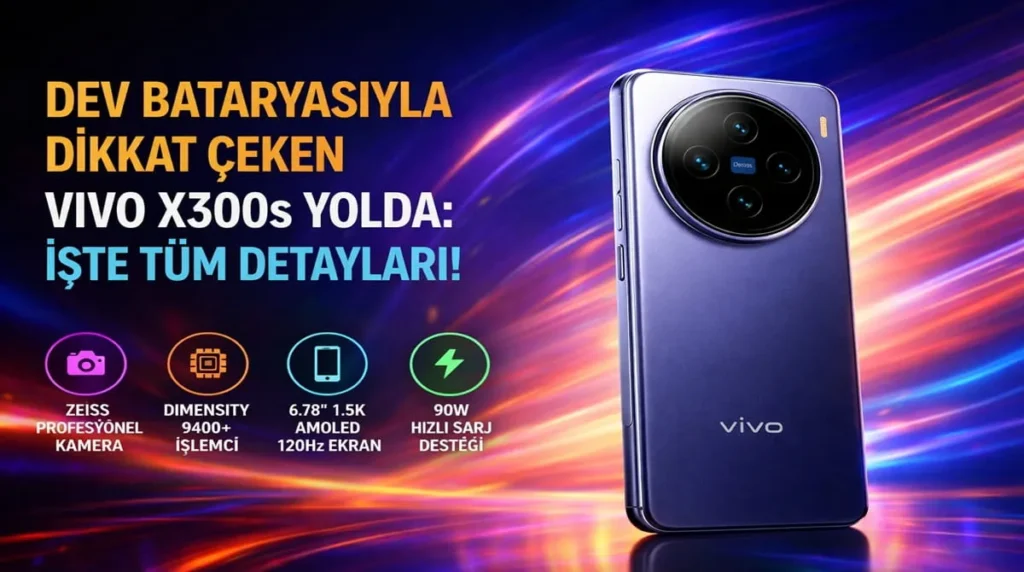 Dev Bataryasıyla Dikkat Çeken Vivo X300s Yolda: İşte Tüm Detayları