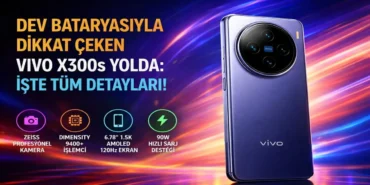 Dev Bataryasıyla Dikkat Çeken Vivo X300s Yolda: İşte Tüm Detayları