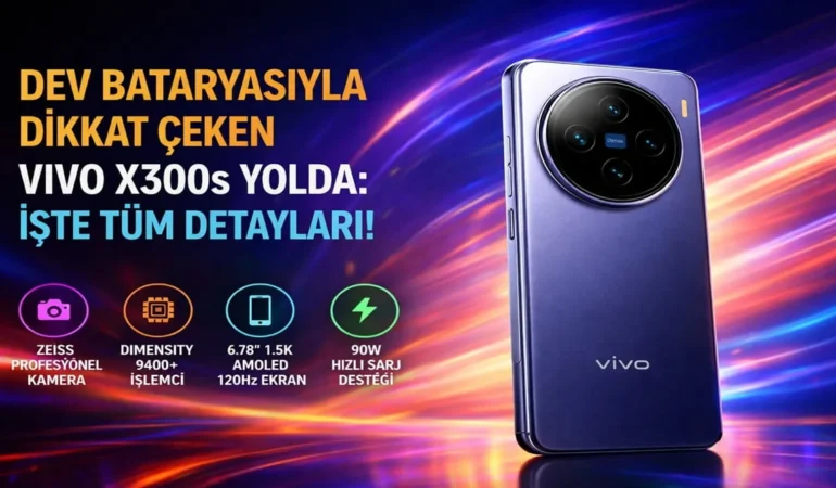 Dev Bataryasıyla Dikkat Çeken Vivo X300s Yolda: İşte Tüm Detayları