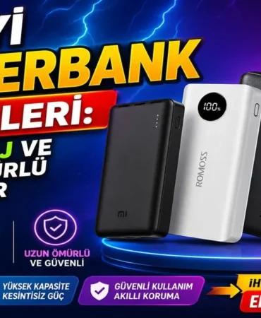 En İyi Powerbank Önerileri: Hızlı Şarj ve Uzun Ömürlü Modeller
