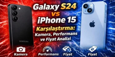 Galaxy S24 vs iPhone 15 Karşılaştırma: Kamera, Performans ve Fiyat Analizi