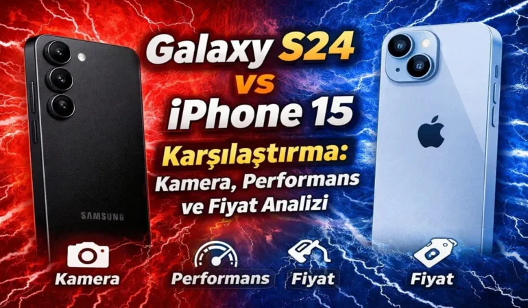 Galaxy S24 vs iPhone 15 Karşılaştırma: Kamera, Performans ve Fiyat Analizi