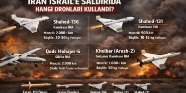 İran İsrail’e Saldırıda Hangi Dronları Kullandı?