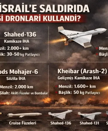İran İsrail’e Saldırıda Hangi Dronları Kullandı?