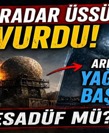 İran Radar Üssünü Vurdu, Ardından Yağışlar Başladı! Tesadüf mü?