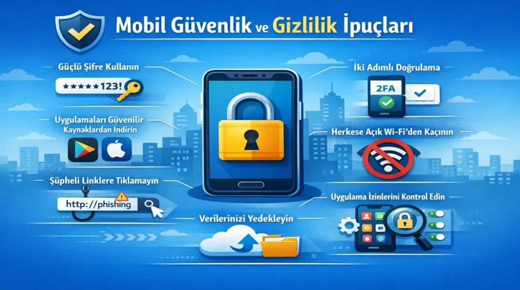 Mobil Güvenlik ve Gizlilik İpuçları