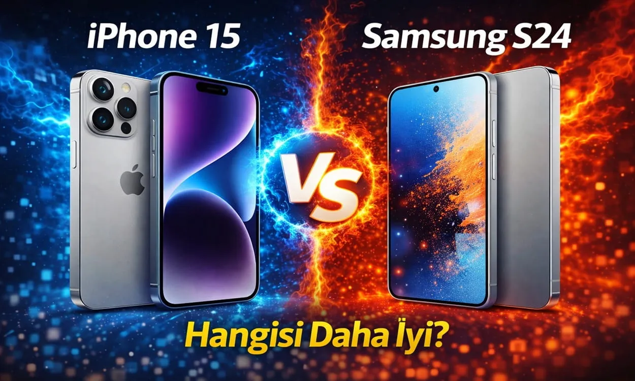 Samsung Galaxy S24 ve iPhone 15 Karşı Karşıya: Hangisi Daha İyi?