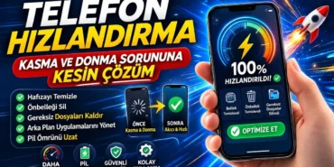 Telefon Hızlandırma Kasma ve Donma Sorununa Kesin Çözüm