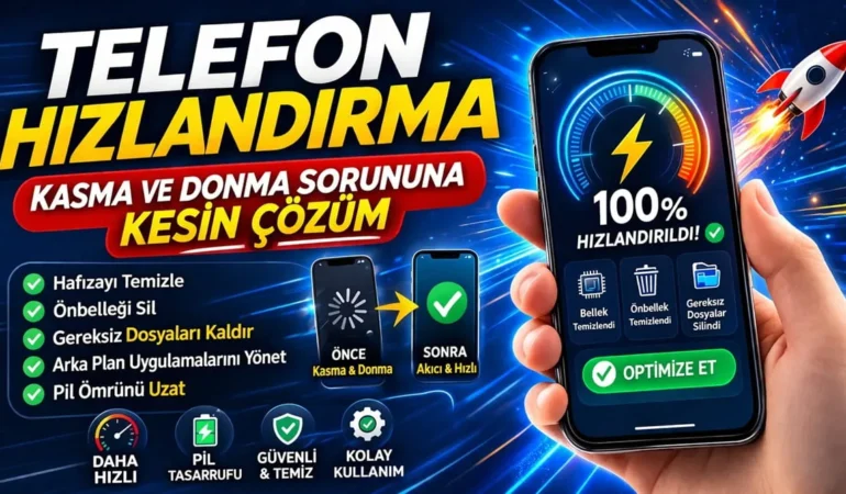Telefon Hızlandırma Kasma ve Donma Sorununa Kesin Çözüm