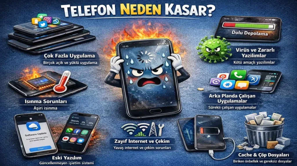 Telefon Neden Kasar? (Tüm Nedenler ve Kesin Çözümler)