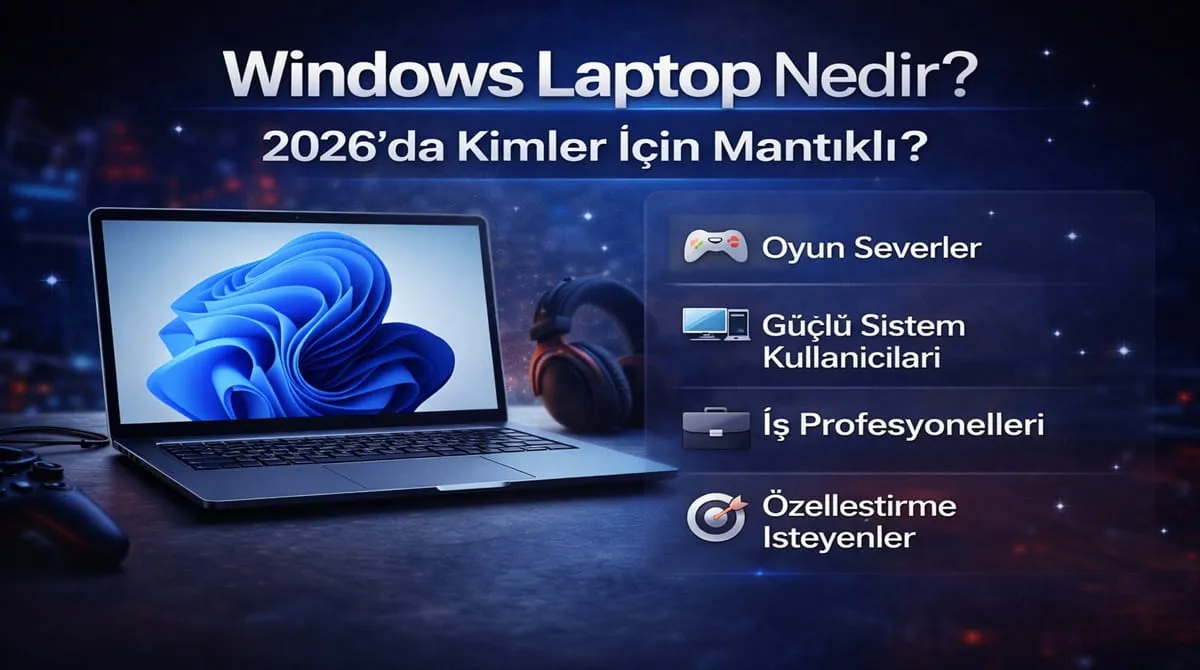 Windows Laptop Nedir? 2026’da Kimler İçin Mantıklı