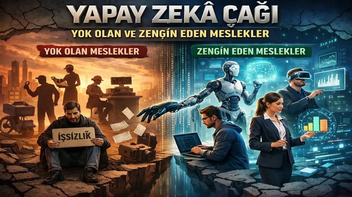 Yapay Zekâ Çağı Yok Olan ve Zengin Eden Meslekler