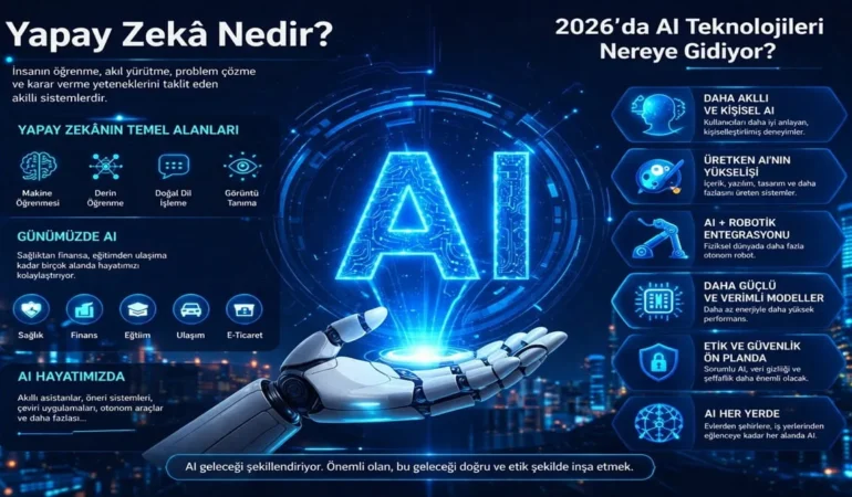 Yapay Zekâ Nedir? 2026’da AI Teknolojileri Nereye Gidiyor?