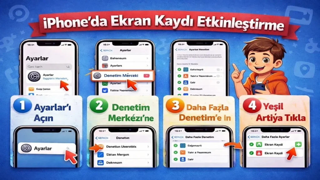 iPhone Ekran Kaydı 