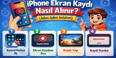 iPhone Ekran Kaydı Nasıl Alınır? (Adım Adım Anlatım)